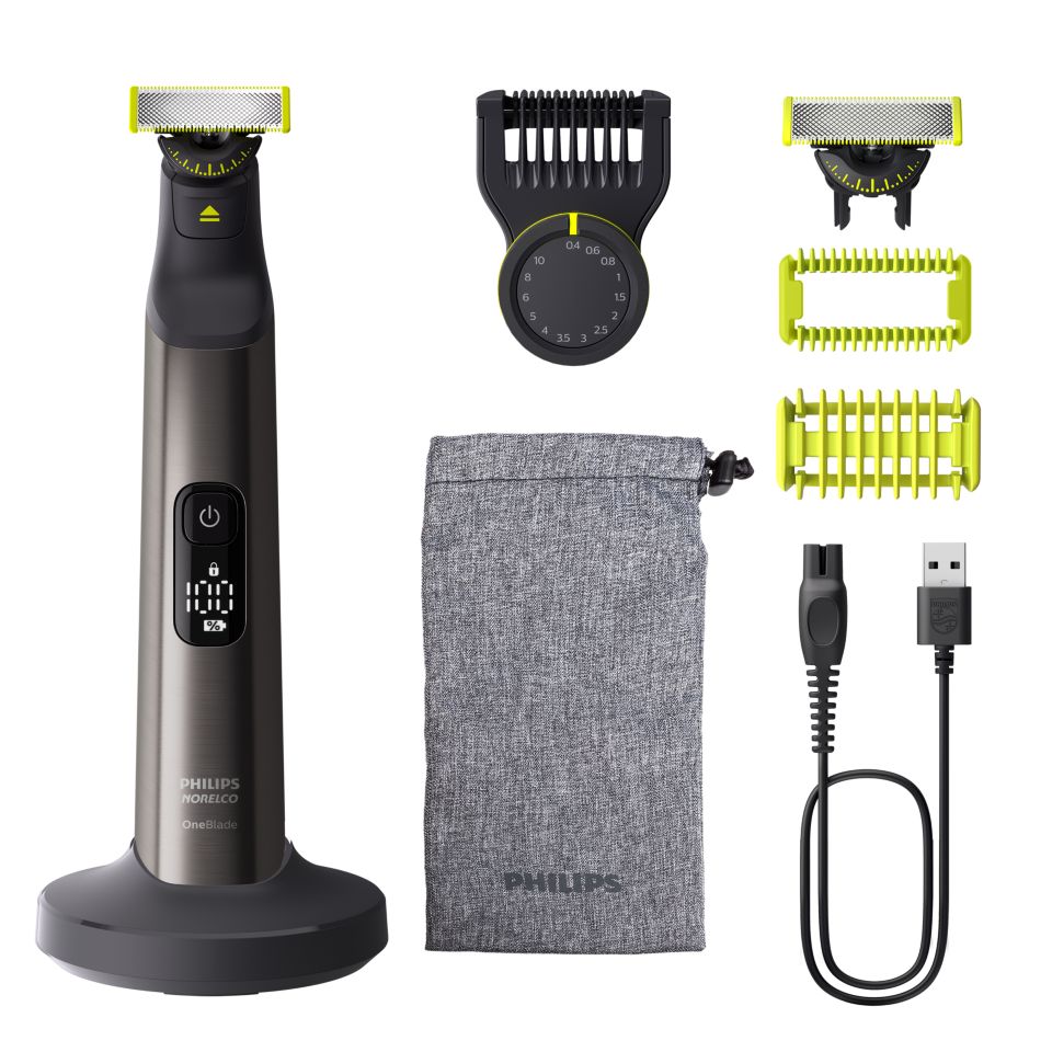 Trim edge & shave any length of hair effortlessly*