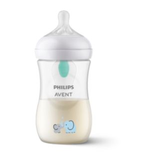 Natural Response Bottle Air Free Vent 260 ml, elephant deco