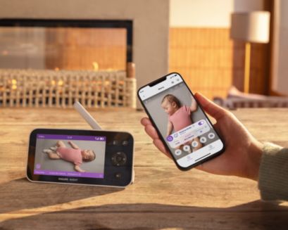 Baby monitor on the counter