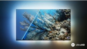 The one with a vibrant HDR picture. Philips 4K UHD TV.