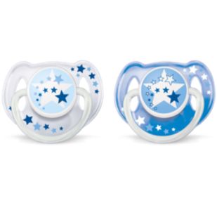 Avent Nighttime Pacifier 6-18m, 2 pack