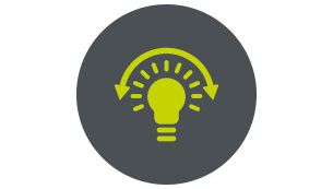 Precision light with wide beam angle
