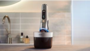 Deep cleaning in 1 minute for a hygienic shave