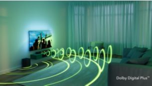 Dolby Digital Plus. Cinematic sound at home