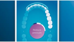 Alerts you if you're pressing too hard