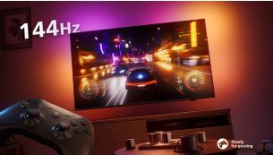 Epic gaming. 120 Hz, ultra-low lag, VRR, FreeSync.