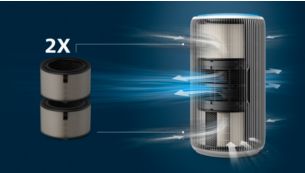 The package includes both filters for your device
